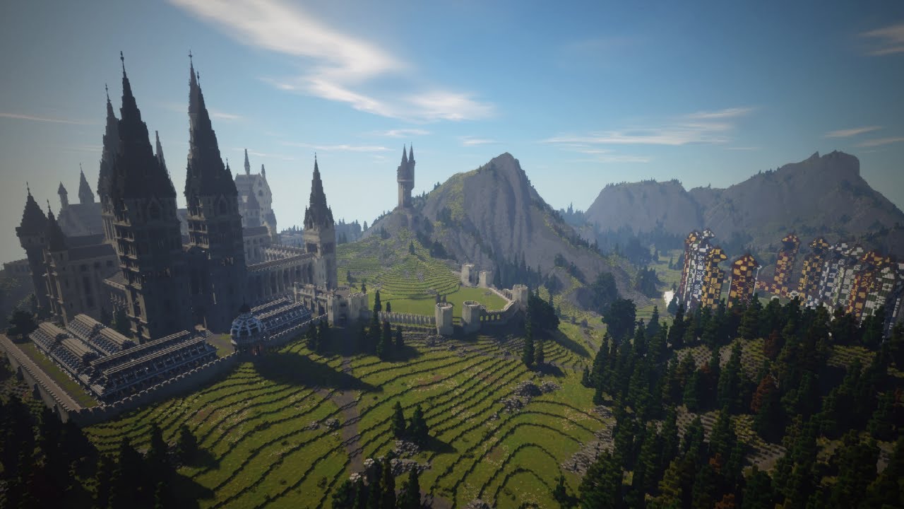 Witchcraft And Wizardry Texture Pack Minecraft School Of Witchcraft And Wizardry" Is The House Cup Winner Of  Minecraft Adventure Maps - Exludico
